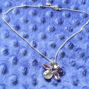 Swarovski necklace touchstone crystals pendant